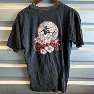 Vintage Gotcha Crewneck T Shirt Surf Skater Graphic Tee Men Black Retro Grunge